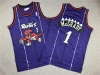 Youth Toronto Raptors #1 Tracy McGrady 1998-99 Purple Hardwood Classics Jersey